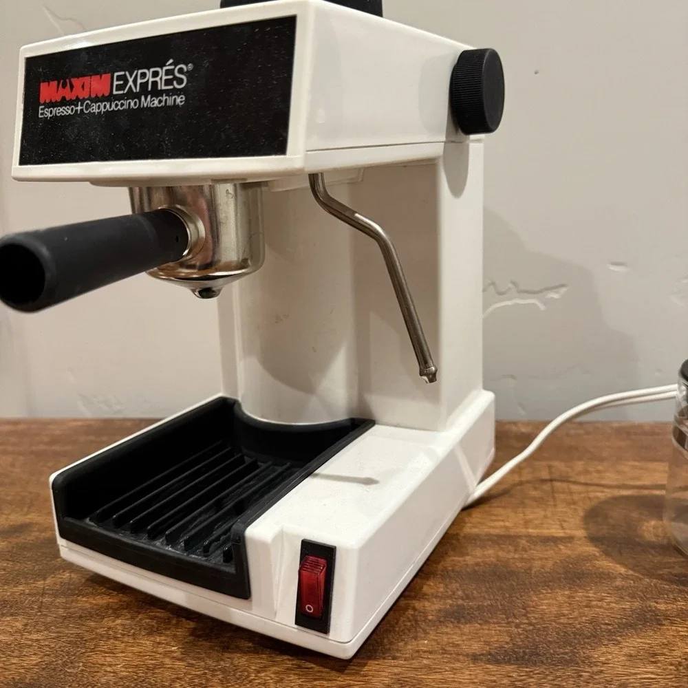 Vintage Maxim Espresso Cappuccino‎ Maker Coffee Machine Steamer Working Retro